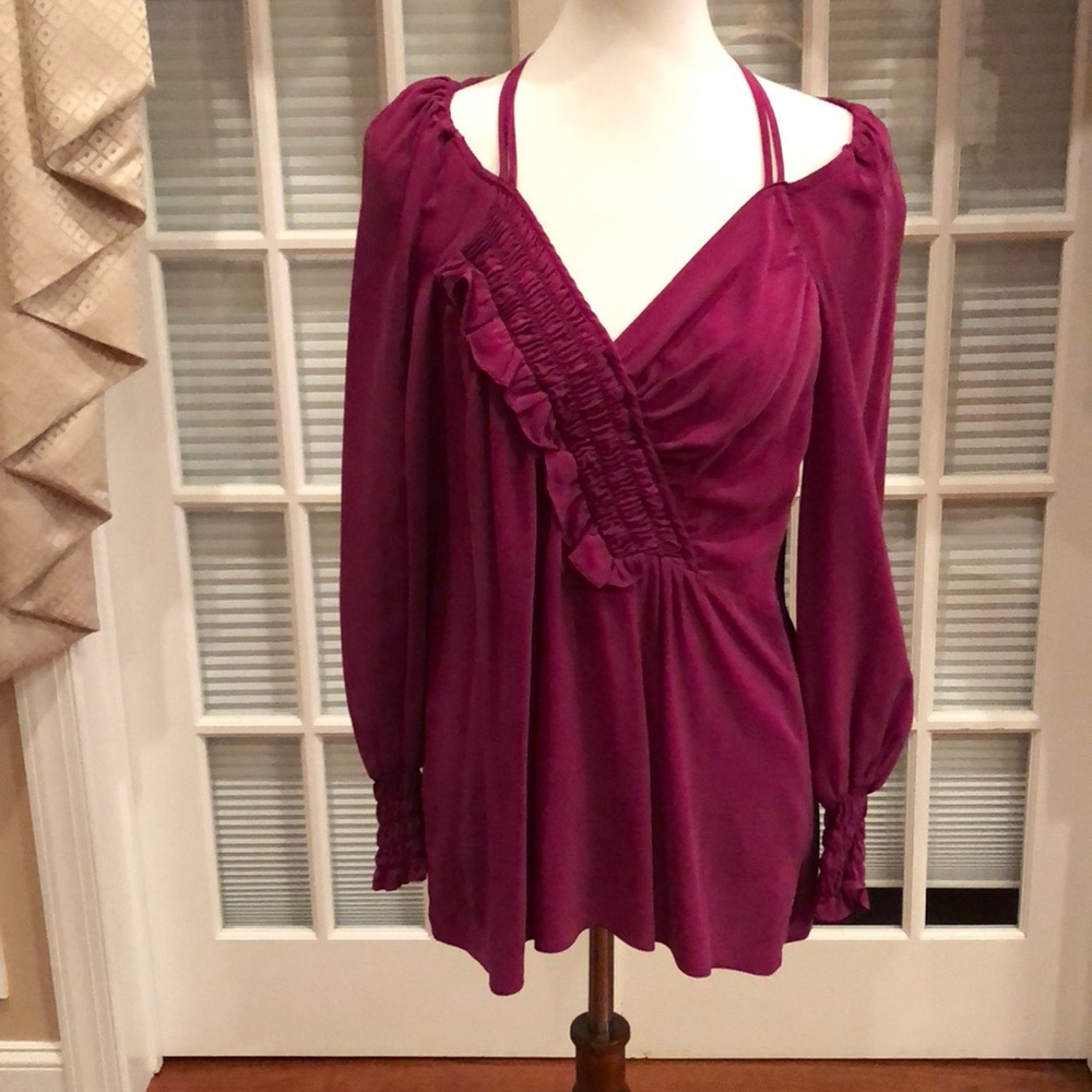Nanette Lepore silk blouse.